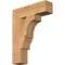 Ekena Millwork Balboa Block Smooth Bracket, Western Red Cedar, 3 1/2"W x 14"D x 18"H BKT04X14X18BOA05SWR - alternate 1